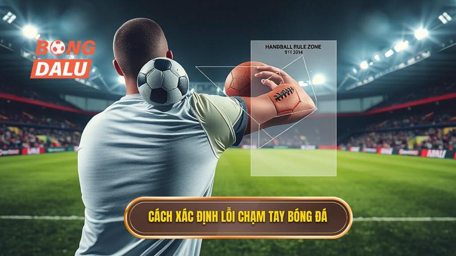 1. Cách xác định lỗi chạm tay bóng đá
