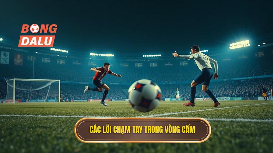 2. Các lỗi chạm tay trong vòng cấm