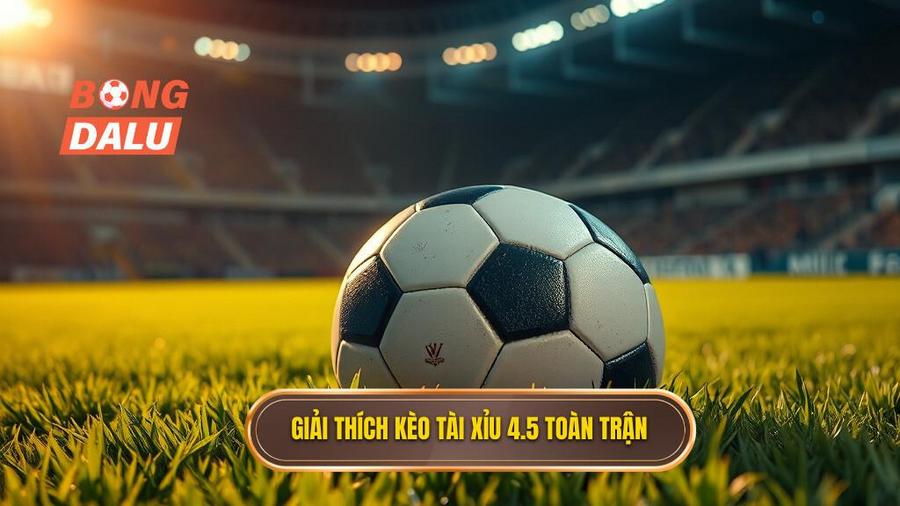 Giải thích kèo tài xỉu 4.5 toàn trận