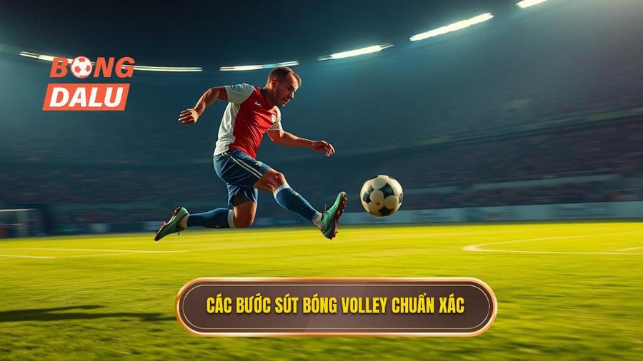 Các bước sút bóng volley chuẩn xác