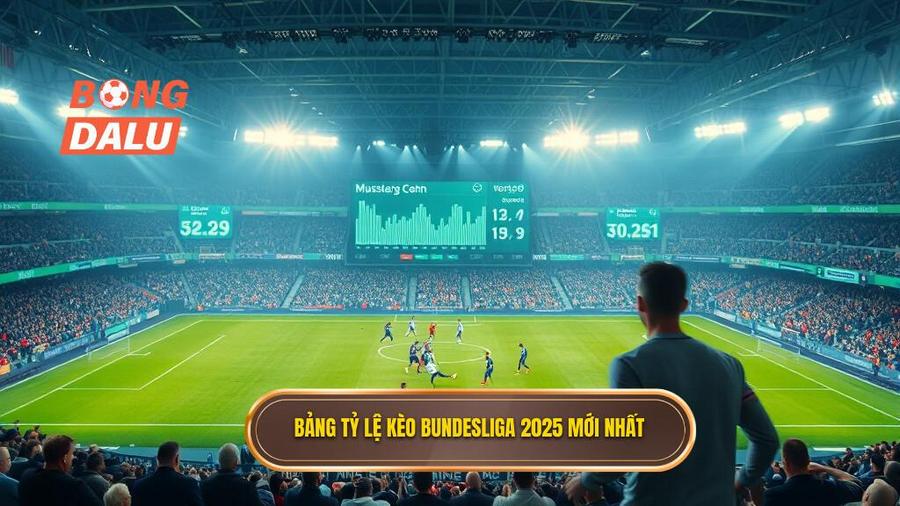 Bảng tỷ lệ kèo Bundesliga 2025 mới nhất