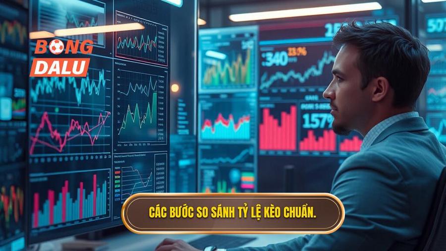 Các bước so sánh tỷ lệ kèo chuẩn.