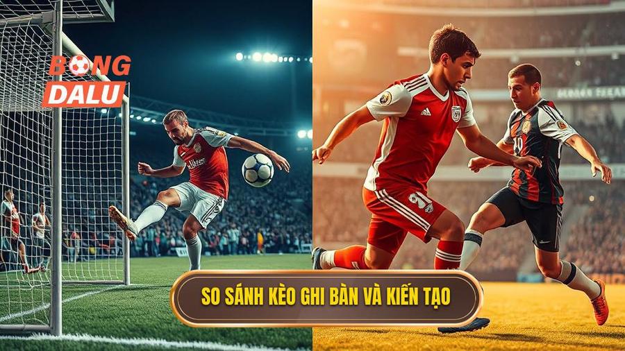 So sánh kèo ghi bàn và kiến tạo