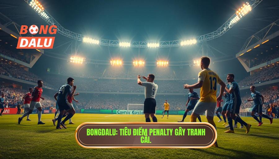 BONGDALU_ Tiêu điểm penalty gây tranh cãi.